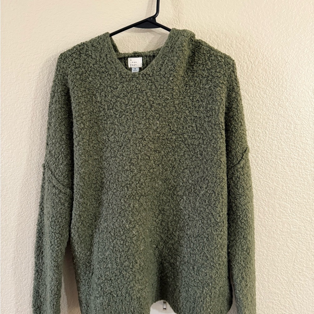 A New Day Green Crew Neck Jacket